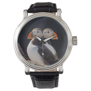 Relógio Par de Puffins
