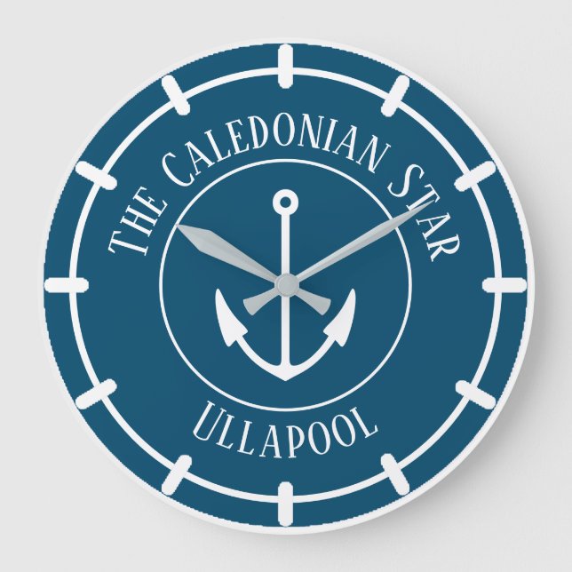 Relógio para um barco. Relógio Grande do Navio (Frente)