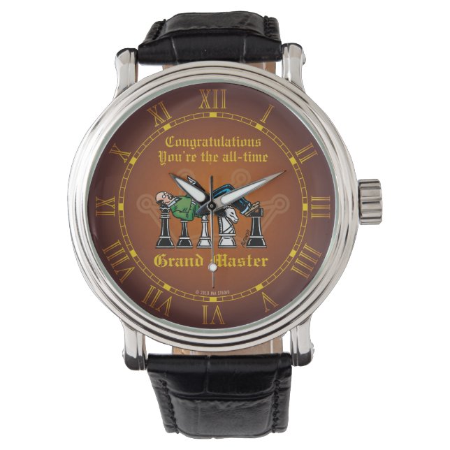 Relógio Parabéns Grand Master Watch (Frente)