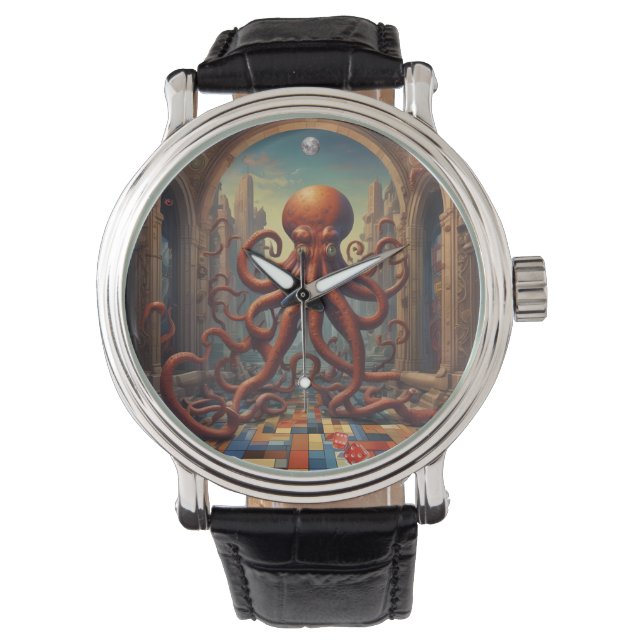 Relógio Paraíso Perdido de Cthulhu (Frente)