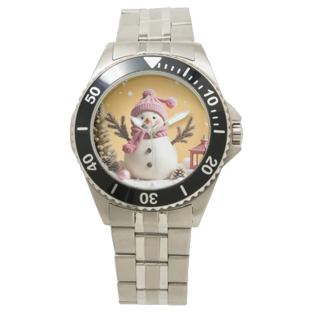 Relógio Pastel Christmas - eWatch Watch  (Frente)