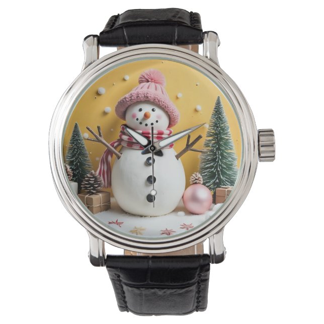 Relógio Pastel Christmas - eWatch Watch (Frente)