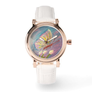 Relógio Pastel Spring Butterfly Watch