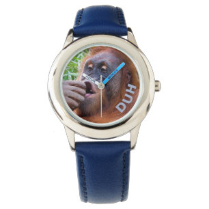 Relógio pateta do orangotango da expressão