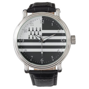 Relógio Patriotic Brittany Flag Watch