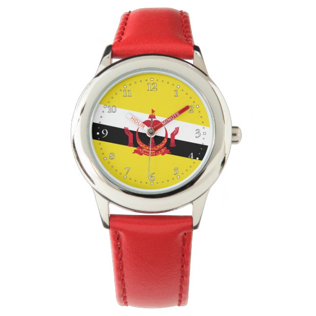 Relógio Patriotic Brunei Flag Watch (Frente)