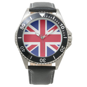 Relógio Patriótica British Union Jack Flag Watch