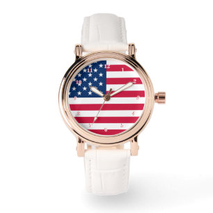 Relógio Patriótico do American Flag Watch