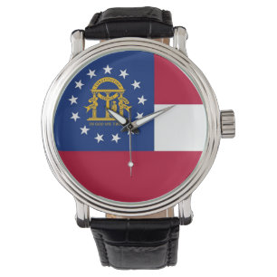 Relógio patriótico, especial com a bandeira de