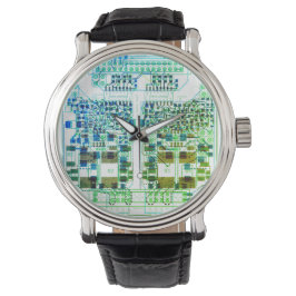 Relógio PCB Platinendesign Elektronik eWatch Armbanduhr