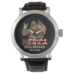 Relógio Pé Grande "Merica Ainda Perdida" Patriota 4 de jul
