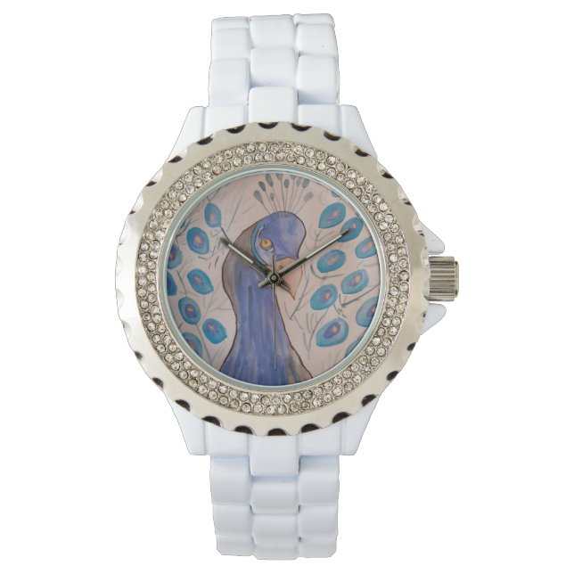 Relógio Peacock Blue Watch (Frente)