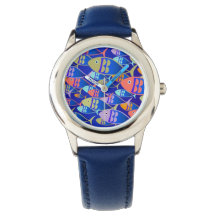 Peixes Coloridos Cute Fasionável, Peixes Multicolo