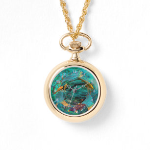 Relógio Peixes Koi NADANDO EM PAZ