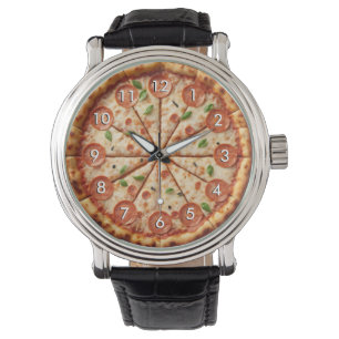 Relógio Pepperoni Pizza Clock - É Sempre Pizza Time!