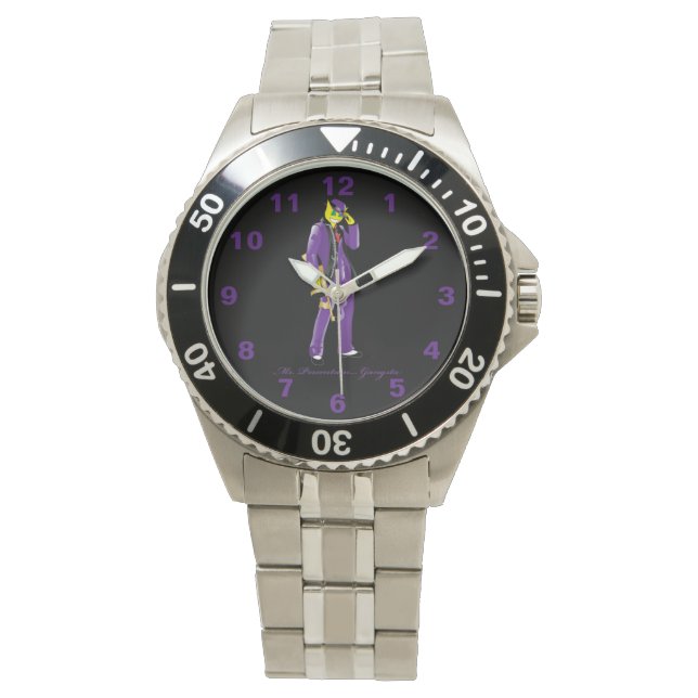 Relógio Percentual Gangsta Stainless Steel Watch (Frente)