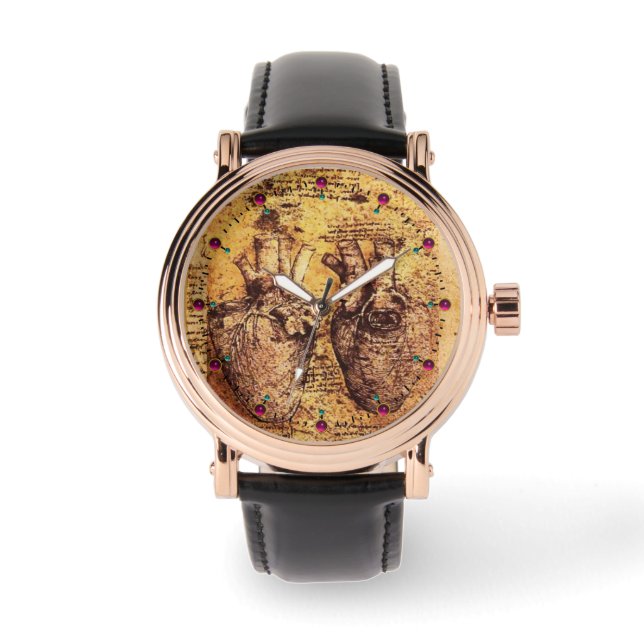 Relógio Pergaminho Do Coração E Dos Vasos Sanguíneos (Frente)