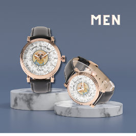 Relógio Periodicidade Personalizada do Retrato Pet - Adult