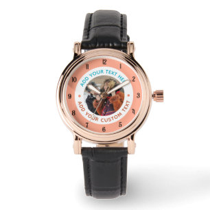 Relógio ⌚ personalização da fotografia e do texto Person