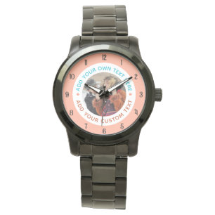 Relógio ⌚ personalização da fotografia e do texto Person