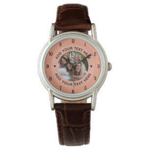 Relógio ⌚ personalização da fotografia e do texto Person