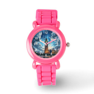 Relógio Personalizada Colagem de Fotos e Texto Personaliza