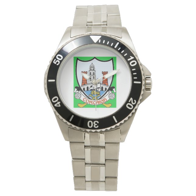 Relógio Personalizada Irish County Men's Watches Co.Cork. (Frente)