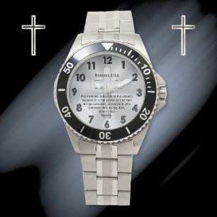 Relógio Personalizado, Christian Watch for Men or Women