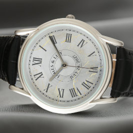 Relógio Personalizado com Numerais Romanos para El