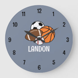 Relógio personalizado de futebol desportivo divert