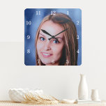 Relógio Personalizado de Parede Personalizado da F<br><div class="desc">Carregue uma foto e crie facilmente o relógio personalizado da parede de fotos. Você pode TRANSFERIR este DESIGN em outros produtos do Zazzle e ajustá-lo ao ajustado da maioria dos itens do Zazzle. Os designs Standard Studio são feitos em gráficos vetoriais de alta resolução para um impressão profissional. Obrigado por...</div>