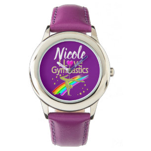 RELÓGIO PERSONALIZADO EU ADORO DESIGN DE GINÁSTICA