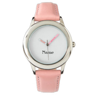 Relógio Personalizar com o nome rosa