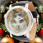 Relógio Personalizar Foto Simples Elegante Personalizado<br><div class="desc">Carregue uma foto e crie facilmente seu relógio personalizado. Você pode TRANSFERIR este DESIGN em outros produtos do Zazzle e ajustá-lo ao ajustado da maioria dos itens do Zazzle. Você também pode clicar em PERSONALIZAR MAIS para adicionar uma linha de texto. Os designs Standard Studio são feitos em gráficos vetoriais...</div>