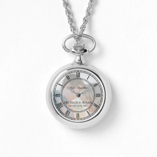 Relógio Personalizar Mulher do Aniversário do Casamento (