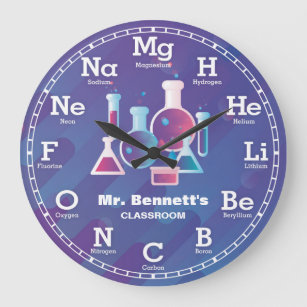 Relógio Personalizável da Ciência da Química