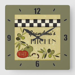 Relógio personalizável de parede da cozinha