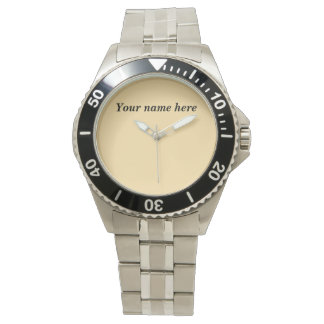 Relógio personalizável de prata - Oferta elegante