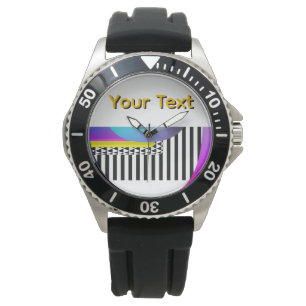 Relógio Personalize Suas Teclas de Piano Texto Homens Adol