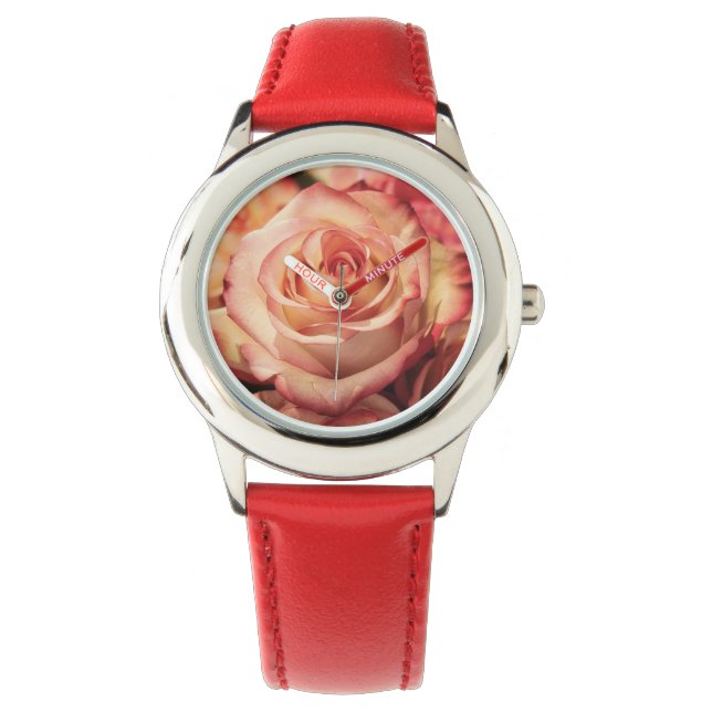 Relógio Pêssego Rosa (Frente)