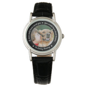 Relógio Pet Memorial Pet Perde Guarda Foto Personalizada d