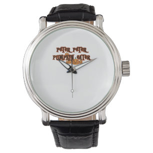 Relógio Peter Pumpkin Eater Pumpkin Pie Lover Halloween Th