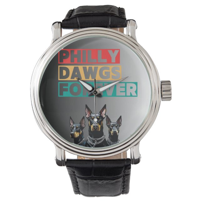 Relógio Philly Dawgs Para Sempre E-Watch – Estilo Digital  (Frente)