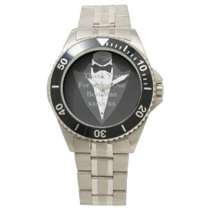 Relógio PHOTO WATCH Name Bestman Padre Groom Bearer
