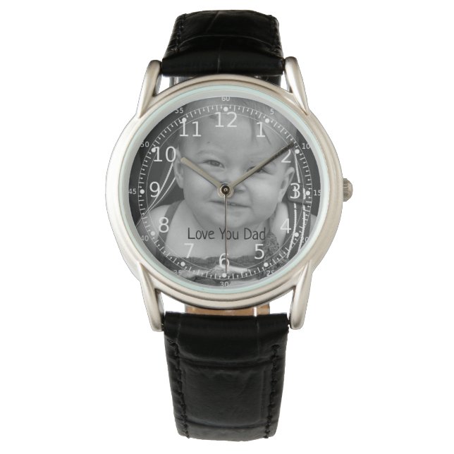 Relógio Photo Watch, Pai de presentes personalizados (Frente)