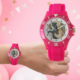 Relógio PHOTO Watch Wife Husband Crianças Pets Família