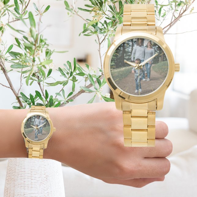 Relógio PHOTO Watch Wife Husband Crianças Pets Família (Criador carregado)