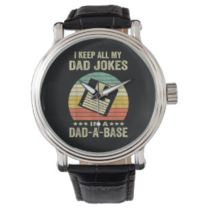 Relógio Piadas engraçadas de papai no dad-a-Base