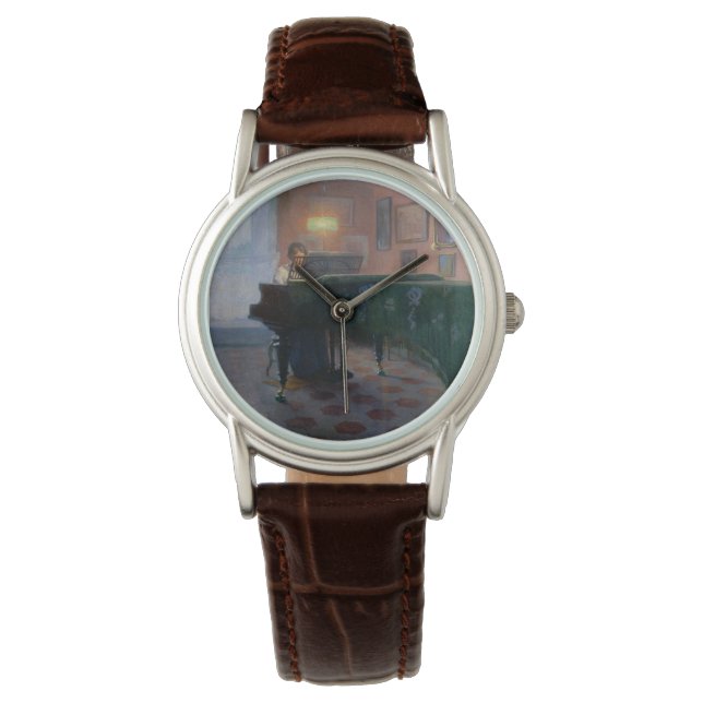 Relógio Pianista (Pianista) (Música Feminina) (Frente)