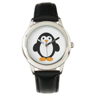 Relógio Pinguim de desenho animado